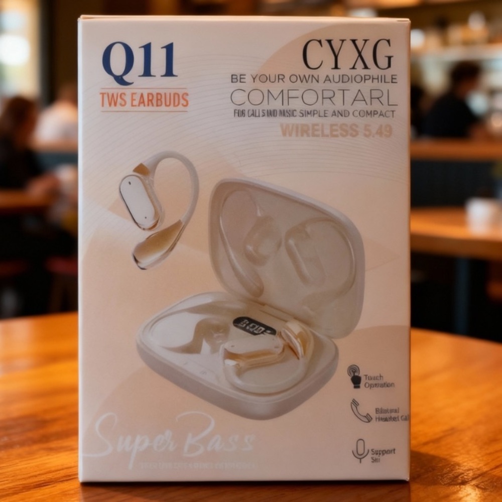 🍀5 for $25 🍀Q11 CYXG TWS Super Bass True Wireless Earbuds with Charging Case